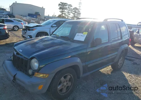2006 Jeep Liberty Sport from USA, damaged, VIN 1J4GK48K76W126149